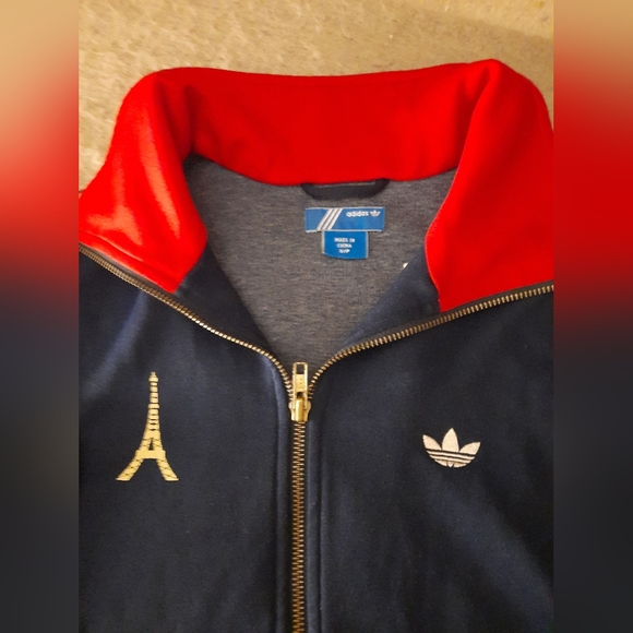 ADIDAS Originals Vintage Paris Track Jacket Sz Small - Picture 2 of 6